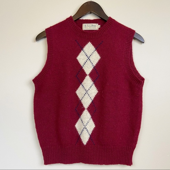 ll bean mens sweater vest